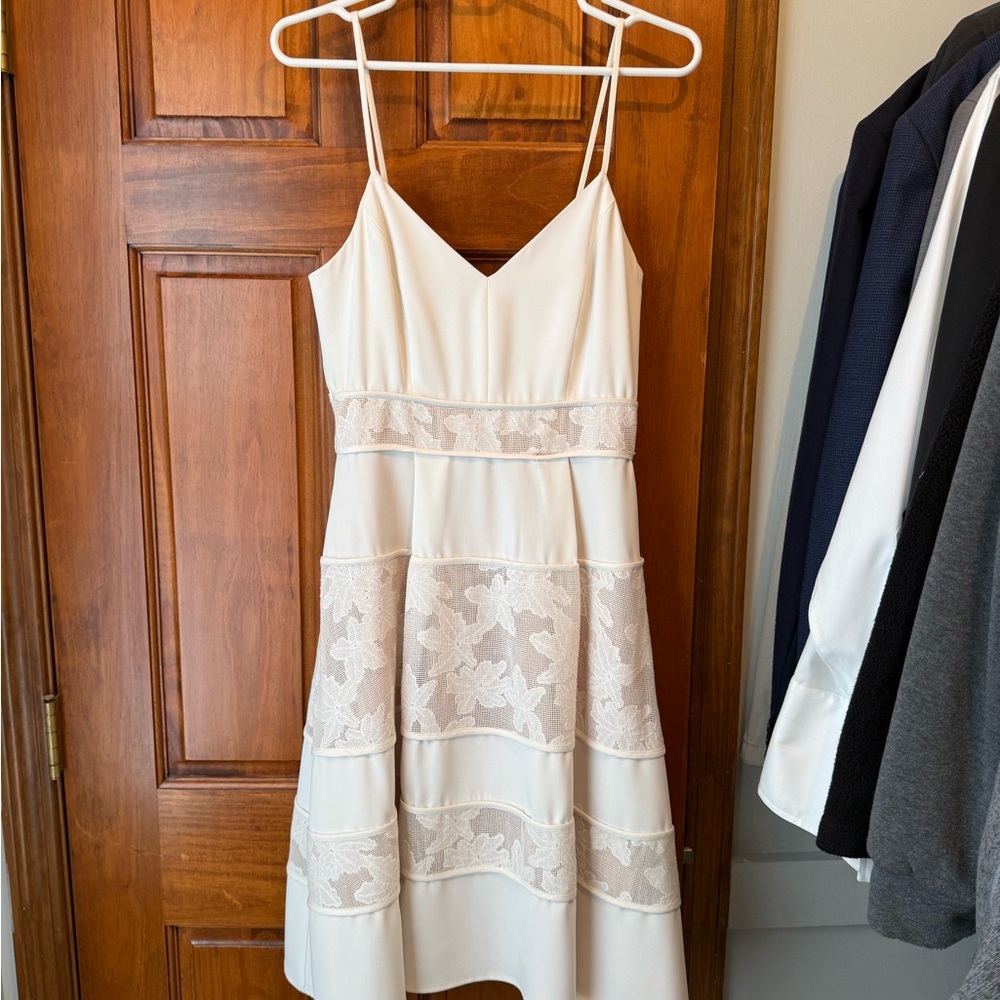 Adelyn Rae Lace Midi Dress